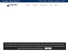 Tablet Screenshot of datasec.de